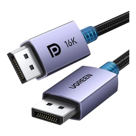 Ugreen 16K DisplayPort Male to Male 2.1 Braided Cable 1m 15383