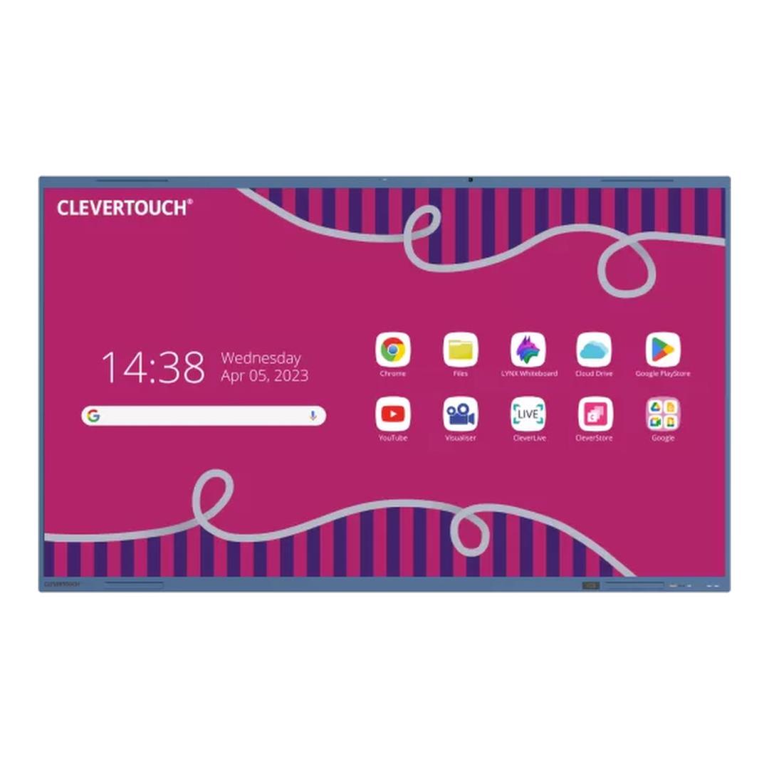 Clevertouch IMPACT LUX 2 65-inch 4K Interactive Android 16 Display Panel 15465IMPACTLUX2AH