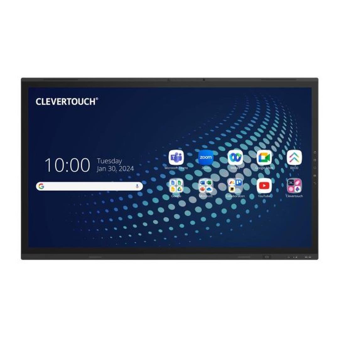 Clevertouch UX Pro Edge 75-inch Interactive Android 15 Display Panel with 4K Camera 15475UXPROEDGE