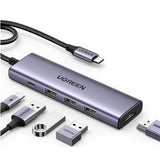 Ugreen USB-C Multi Port Docking Station Grey 15596
