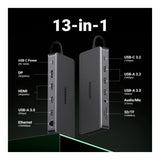 Ugreen CM681 Revodok Pro 13-in-1 USB-C HDMI and DisplayPort Docking Station 15978
