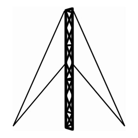 Lattice Mast Guy Rope Kit 15m