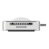 LMP Compact Dock 8-in-1 Ethernet Docking Station Silver 17278