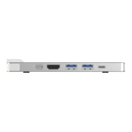 LMP Compact Dock 8-in-1 Ethernet Docking Station Silver 17278