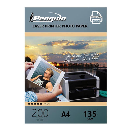 Penguin A4 200-sheets Gloss Laser Photo Paper 17402017