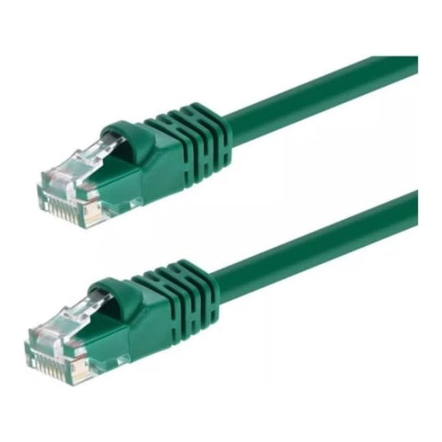 Premium Line 15m CAT6E Moulded Flylead Green 186111506