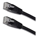 Premium Line 25m CAT6E Moulded Flylead Black 186112502