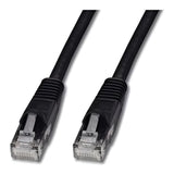 Premium Line 25m CAT6E Moulded Flylead Black 186112502
