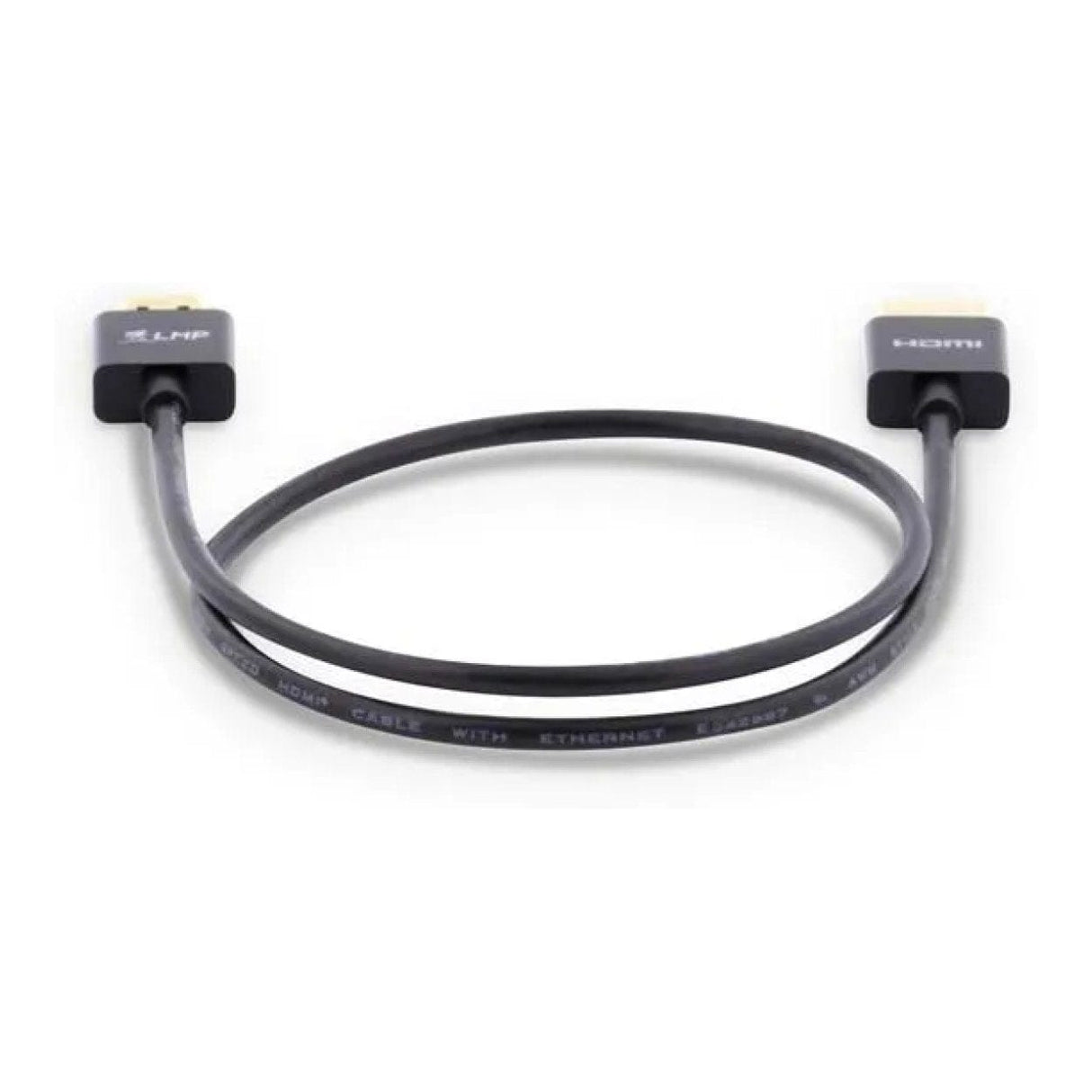 LMP HDMI Male to Male Super Slim Cable 2m Black 18781