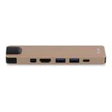 LMP Compact Dock 8-in-1 Type-C Docking Station Gold 18954