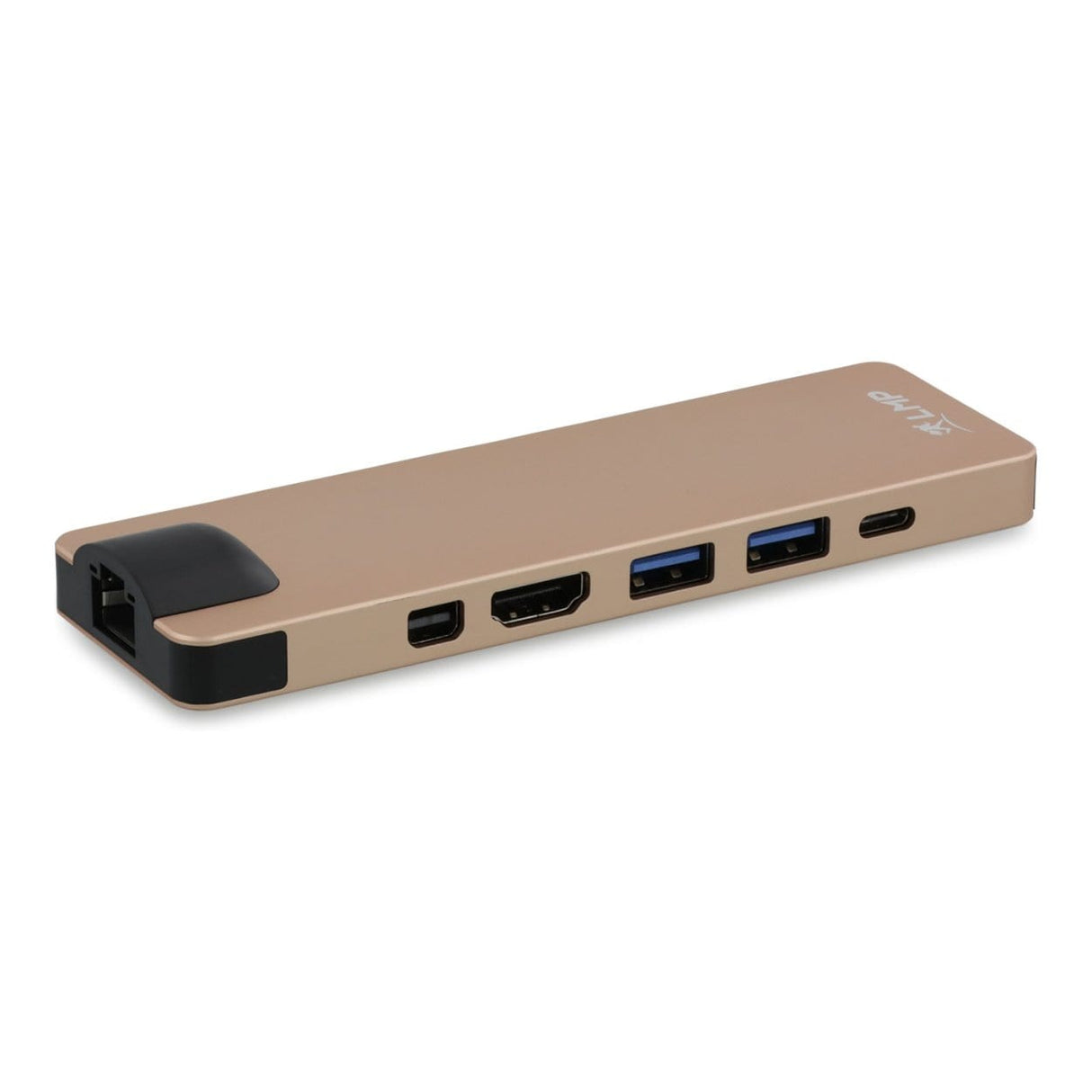 LMP Compact Dock 8-in-1 Type-C Docking Station Gold 18954