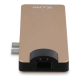 LMP Compact Dock 8-in-1 Type-C Docking Station Gold 18954