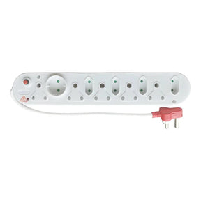 Acconet 19C 10-Way Multiplug with 5x 16A SA and 4x 5A 2 Pin + 1 Round Socket