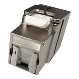 Globalsix CAT6A FTP Keystone Jack Silver 1PG6JAC6AFTPSR