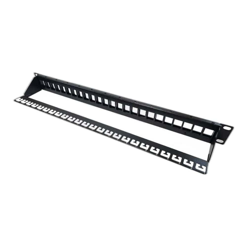 Globalsix 24-port UTP PCB Cat5e Populated Patch Panel 1PG6UPPCB24C5E