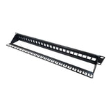 Globalsix 24-port UTP PCB Cat5e Populated Patch Panel 1PG6UPPCB24C5E