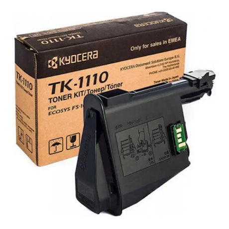 Kyocera TK-1110 Black Toner Cartridge 2,500 pages Original 1T02M50NX1 Single-pack