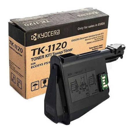 Kyocera TK-1120 Black Toner Cartridge 3,000 pages Original 1T02M70NX1 Single-pack