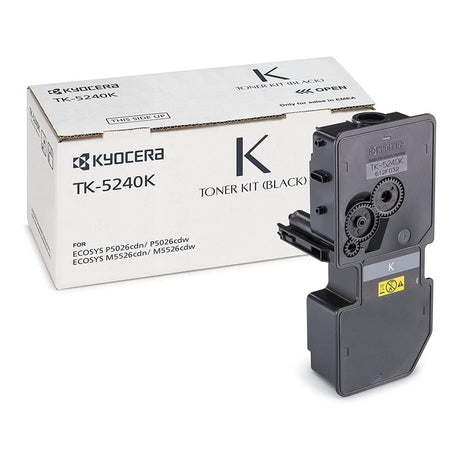 Kyocera TK-5240K Black Toner Cartridge 4,000 pages Original 1T02R70NL0 Single-pack