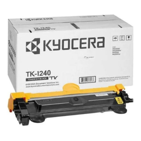 Kyocera TK1240 Black Toner Cartridge 1500 Pages Original 1T02Y80NX0 Single-pack