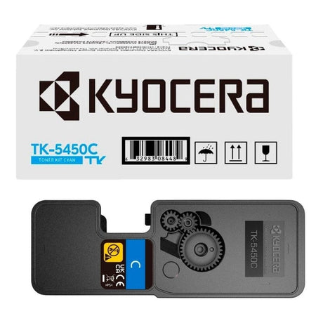 Kyocera TK-5450C Cyan Toner Cartridge 3,200 pages Original 1T0C0DCNL0 Single-pack
