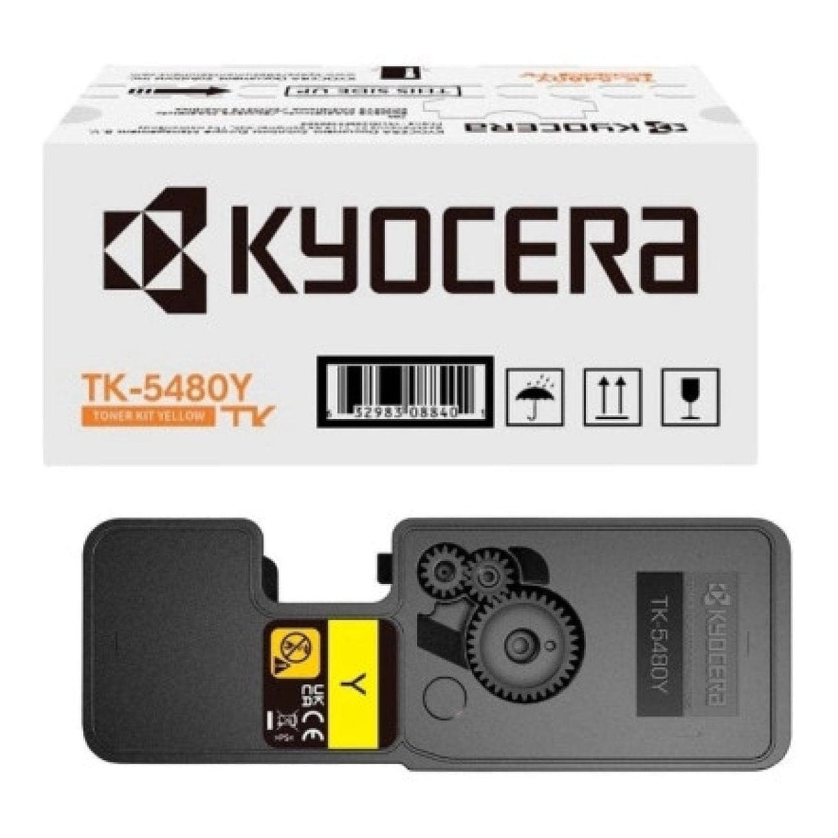 Kyocera TK-5480Y Yellow Toner Cartridge 1,250 pages Original 1T0C22ANL0 Single-pack