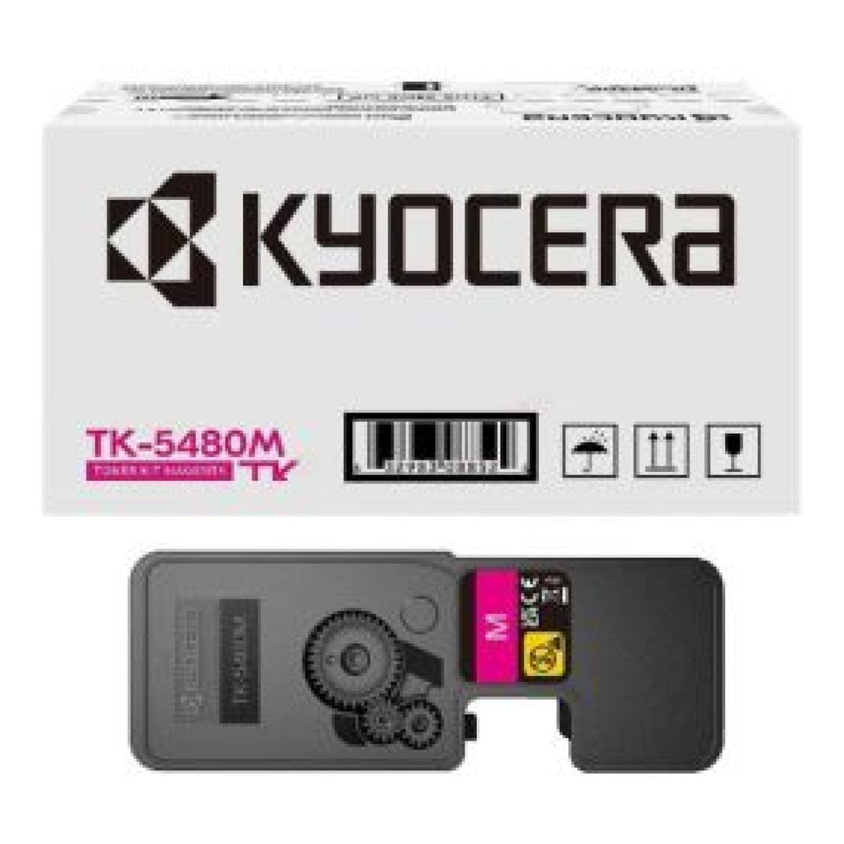 Kyocera TK-5480M Magenta Toner Cartridge 1,250 pages Original 1T0C22BNL0 Single-pack