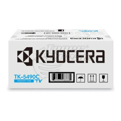Kyocera TK-5490C Cyan Toner Cartridge 18,000 pages Original 1T0C22CNL1 Single-pack