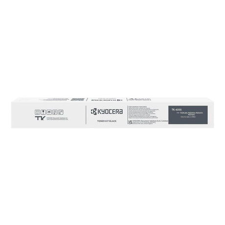 Kyocera TK-6355 Black Toner Cartridge 40,000 pages Original 1T0C2N0NL0 Single-pack