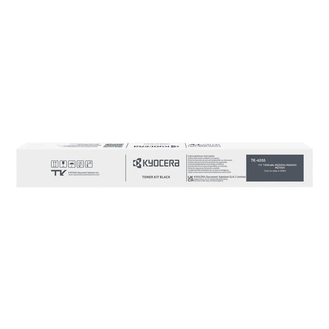 Kyocera TK-6355 Black Toner Cartridge 40,000 pages Original 1T0C2N0NL0 Single-pack