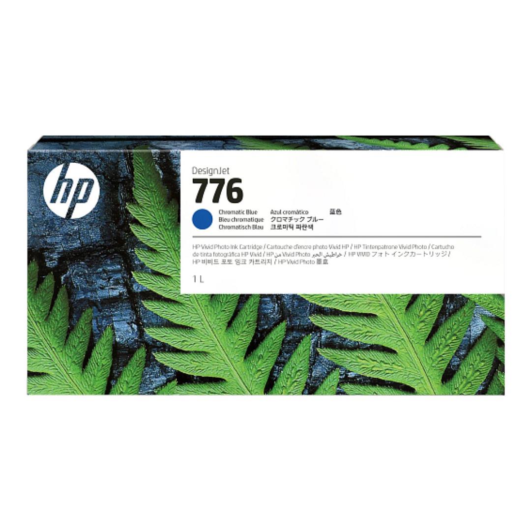 HP 776 DesignJet Chromatic Blue High Yield Ink Cartridge Original 1XB04A Single-pack
