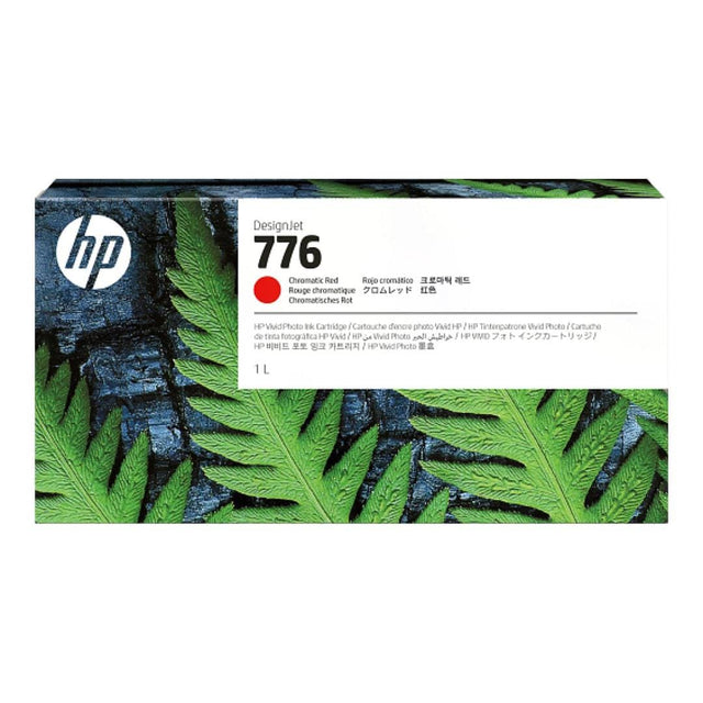 HP 776 DesignJet Chromatic Red High Yield Ink Cartridge Original 1XB10A Single-pack