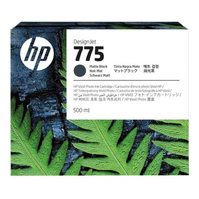 HP 775 DesignJet Chromatic Matte Black Standard Yield Ink Cartridge Original 1XB22A Single-pack