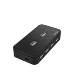 Hama USB 2.0 480 Mbit/s Interface Hub Black 200123