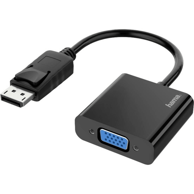 Hama DisplayPort VGA Cable Adapter Black 200337
