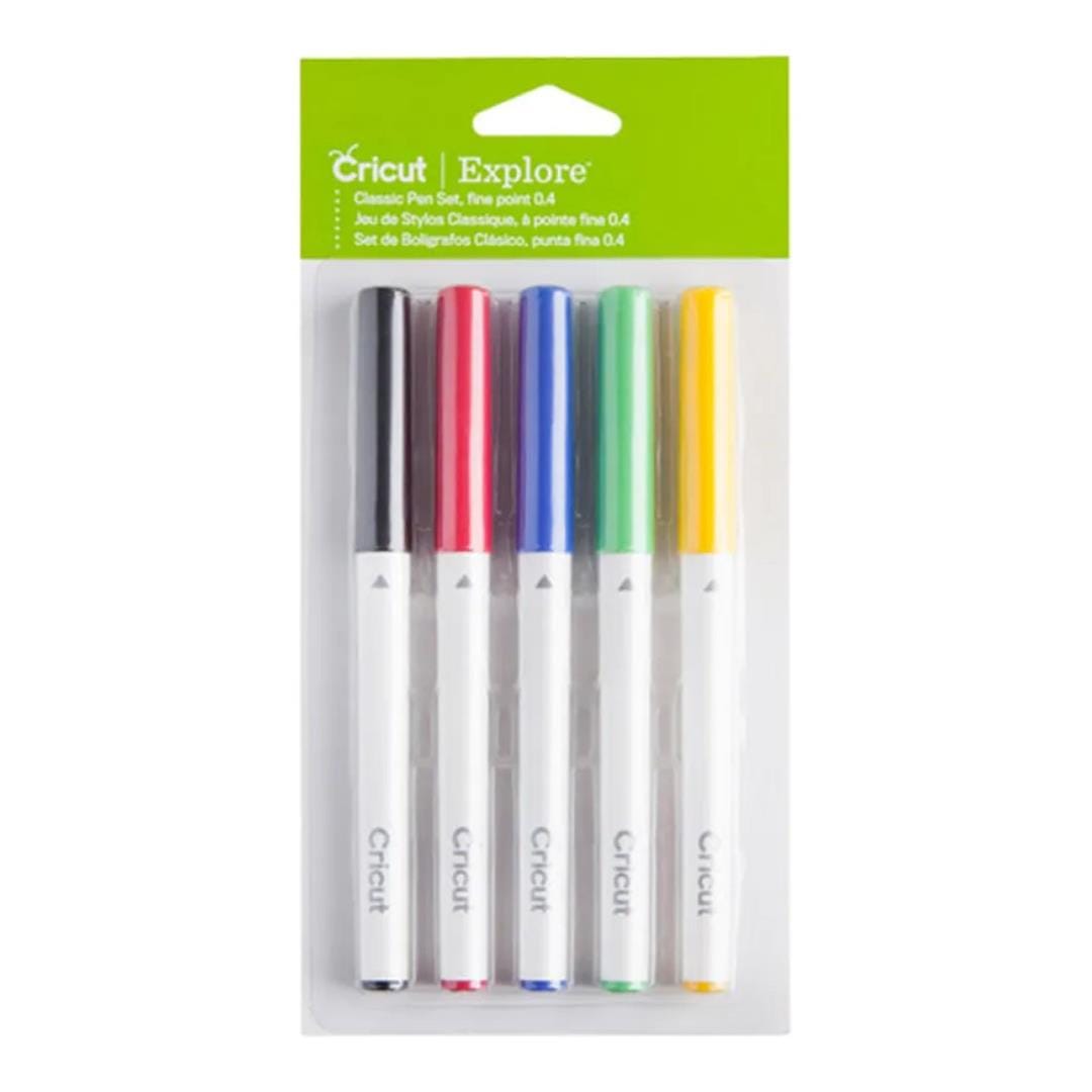 Cricut 0.4mm Fine Point Pen Set Classics 5-pack 2007635
