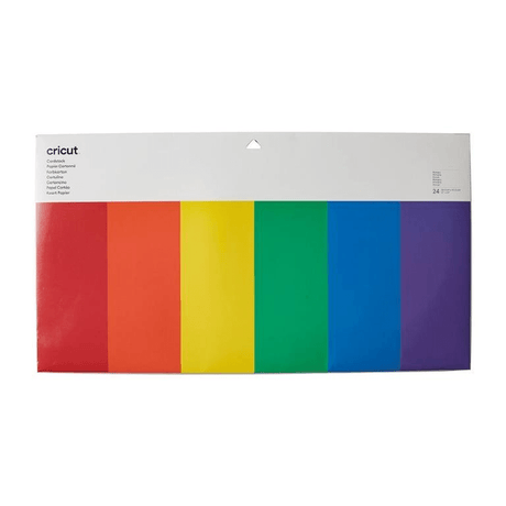 Cricut Cardstock Sampler Primary 30.5x61cm 12-sheet 2007755