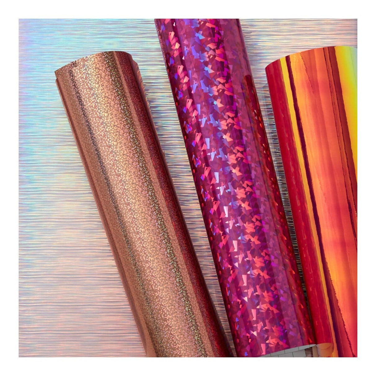 Cricut Holographic Permanent Vinyl 30.5x30.5cm 6-sheet Pink Sampler 2009601