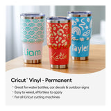 Cricut Permanent Vinyl 30.5x30.5cm 20-sheet Bright Rainbow Sampler 2009650