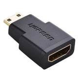 Ugreen 20101-20101 Mini HDMI Male to HDMI Female Adapter Black 20101