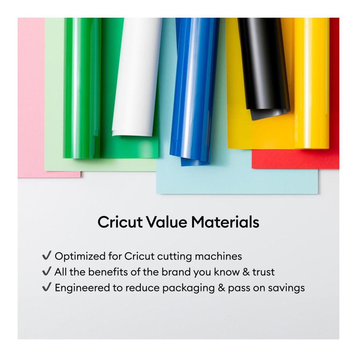 Cricut Value Vinyl 30.5cmx3m 1-sheet Matte White 2011103