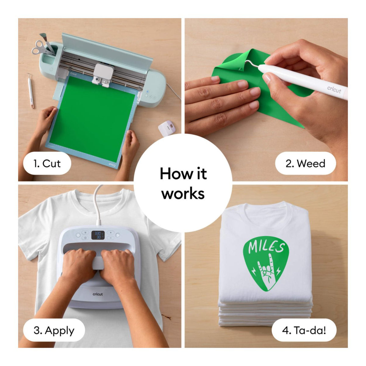 Cricut Value Iron-On HTV 30.5cm x 6.1m Green 2011123