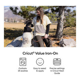 Cricut Value Iron-On White 12 in x 5 ft Roll 2011135