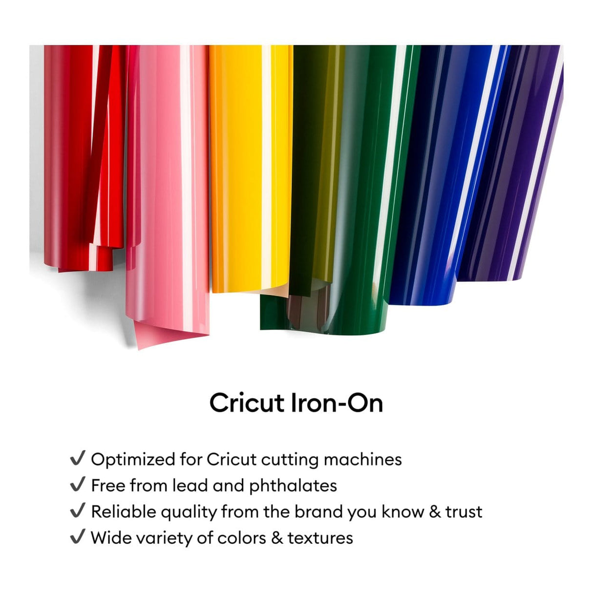 Cricut Everyday Iron-On Vinyl 30x60cm 1-sheet Gold 2011324