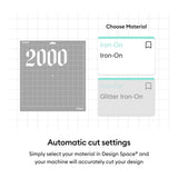 Cricut Everyday Iron-On Vinyl 30x60cm 1-sheet Gold 2011324