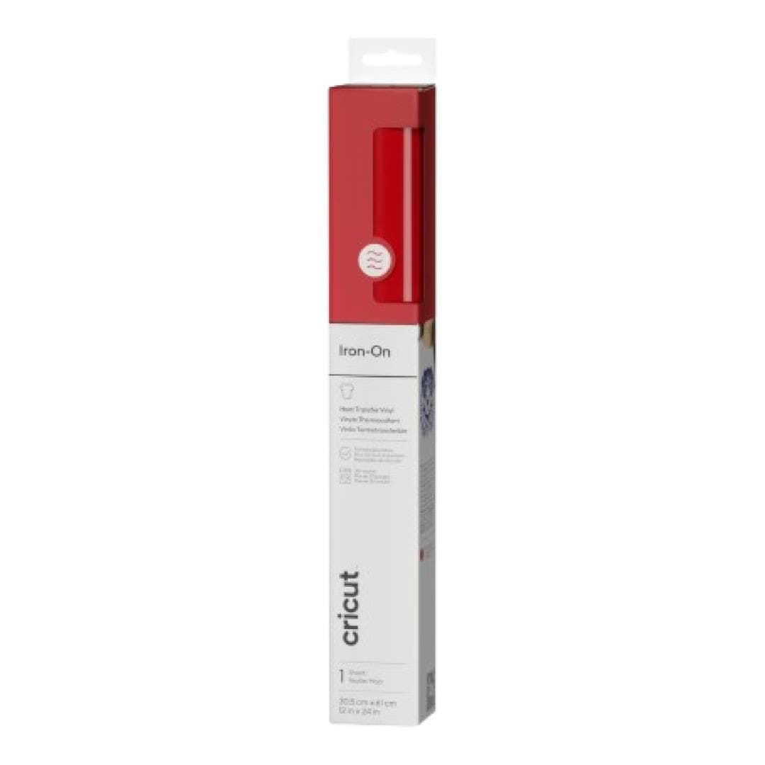 Cricut Everyday Iron-On Vinyl 30x60cm 1-sheet Red 2011325