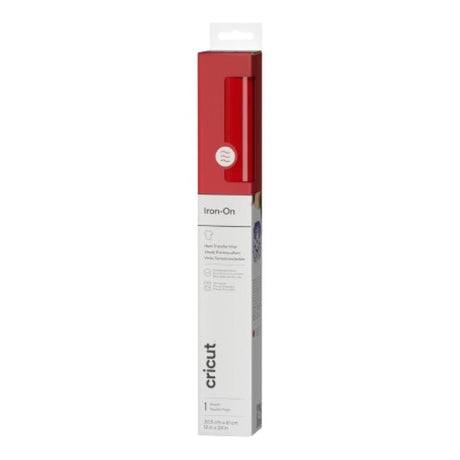 Cricut Everyday Iron-On Vinyl 30x60cm 1-sheet Red 2011325