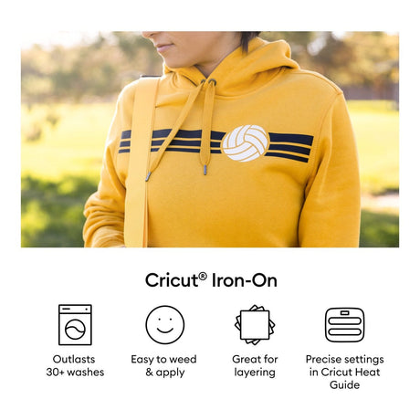 Cricut Everyday Iron-On Vinyl 30x60cm 1-sheet White 2011328