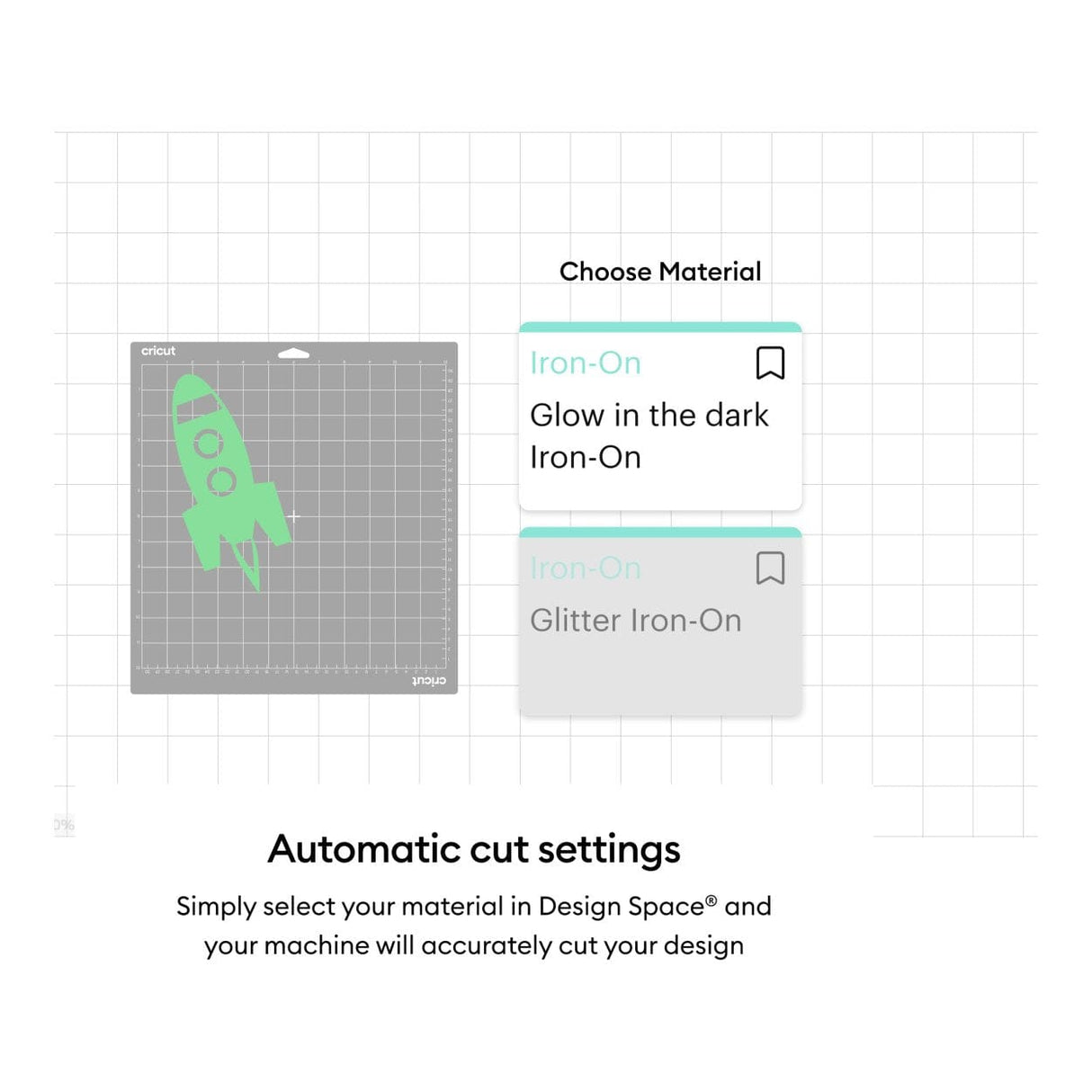 Cricut Iron-On Vinyl 30.5x61cm 1-sheet Glow in the Dark 2011330