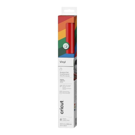 Cricut Premium Vinyl Permanent 30x30cm 6-sheet Brights Sampler 2011337